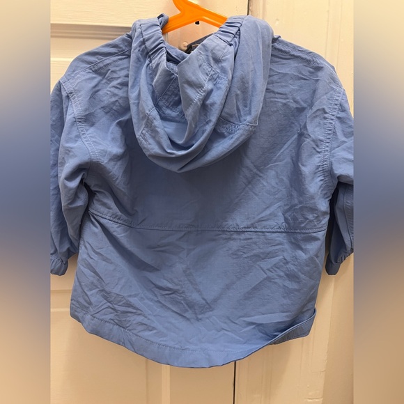 Patagonia Kids Light Blue Hooded Rain Jacket (12-18M) - Picture 2 of 3
